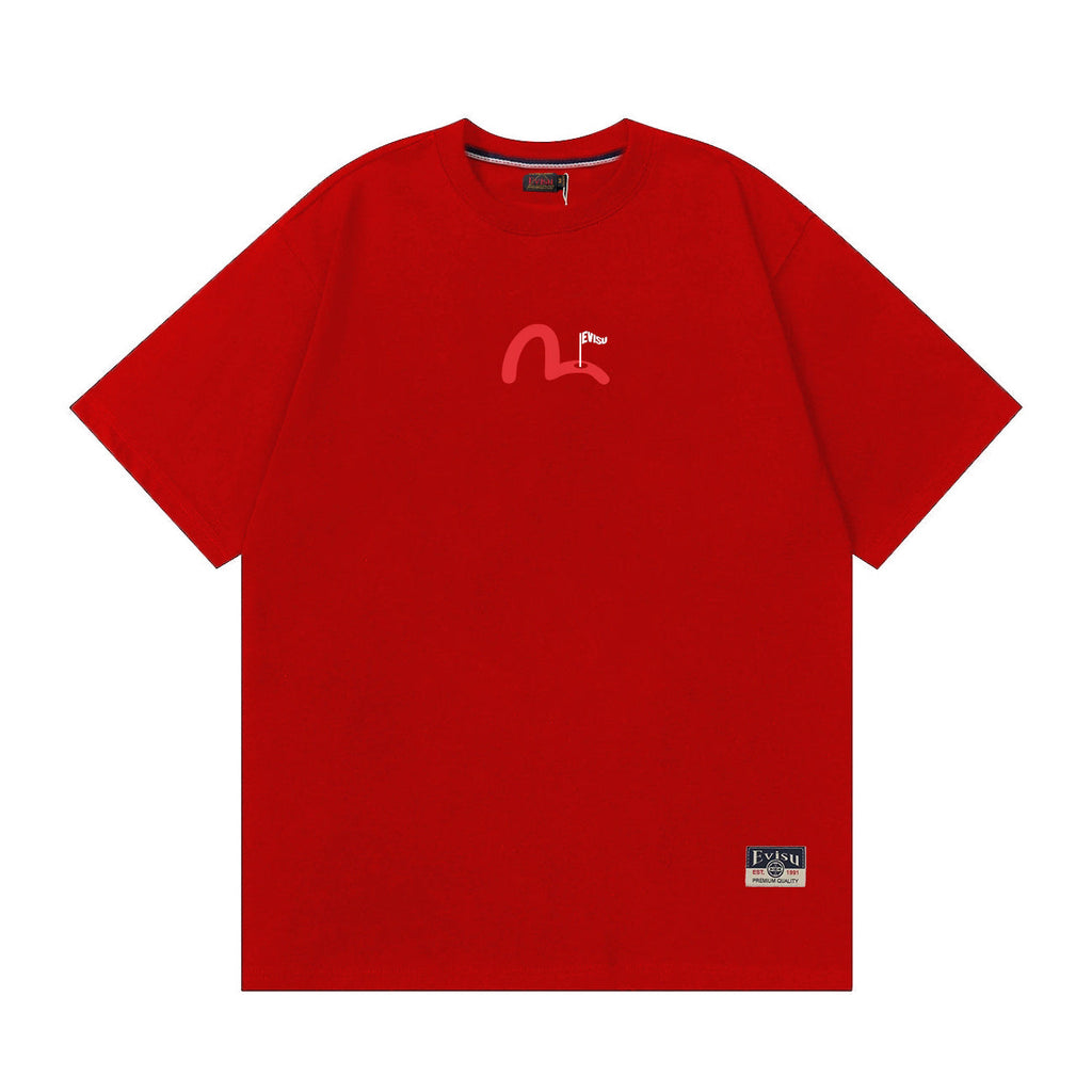 EVISU Golf-Themed Printed Short-Sleeve T-Shirt