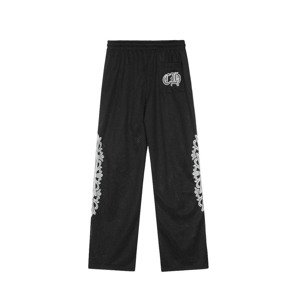 Chrome Hearts Black Mesh Hockey Pants