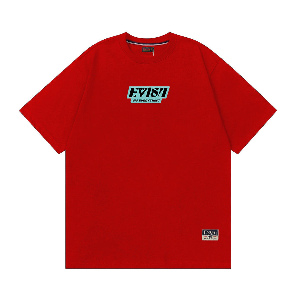 EVISU Daruma "Big M" Print Short-Sleeve T-Shirt