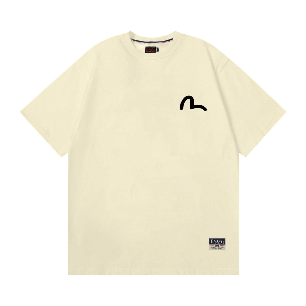 EVISU "Baize" Mythical Beast Print Short-Sleeve T-Shirt