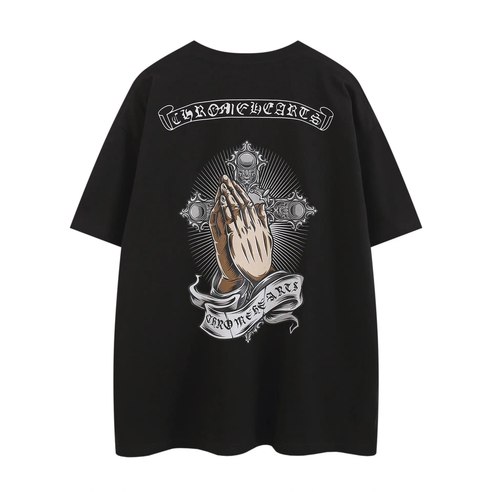 Chrome Hearts "Praying Hands" Graphic T-Shirt