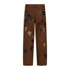 Chrome Hearts "Leopard Print Cross" Leather Appliqué