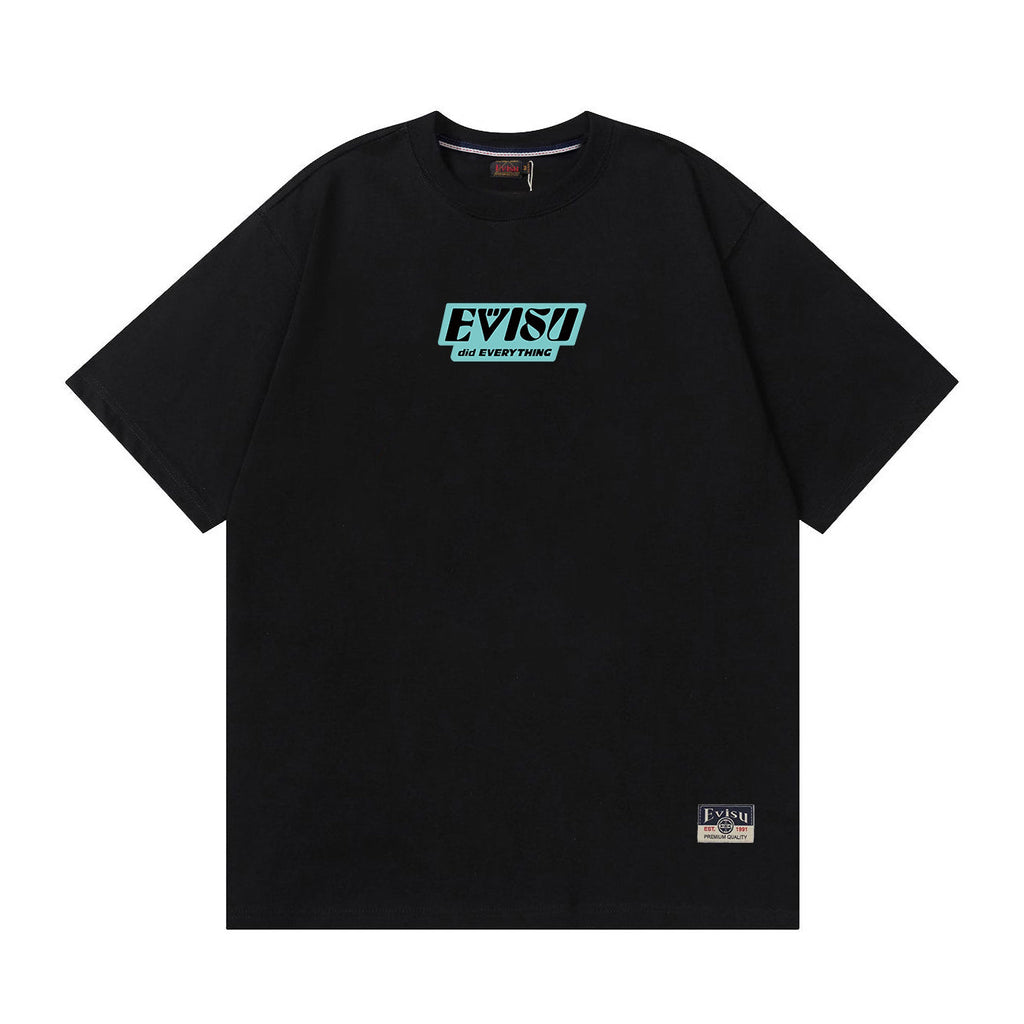 EVISU Daruma "Big M" Print Short-Sleeve T-Shirt