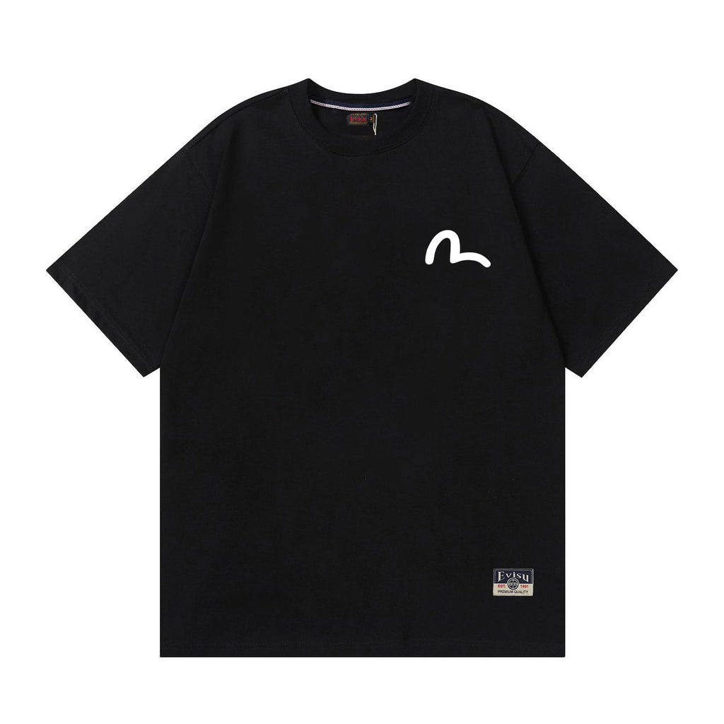 EVISU "Baize" Mythical Beast Print Short-Sleeve T-Shirt