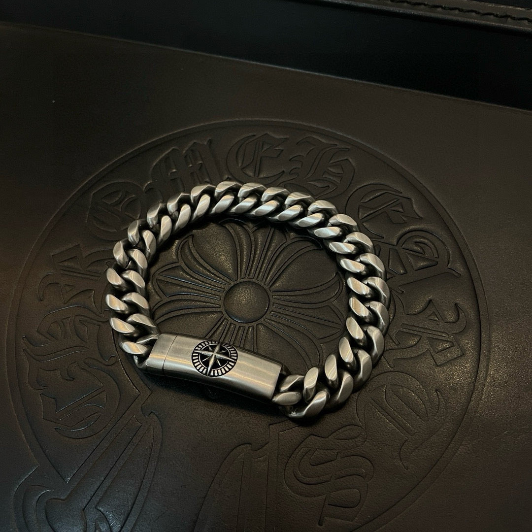 Chrome Hearts Cross Cuban Link Bracelet