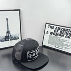 Chrome Hearts Black Mesh Trucker Hat
