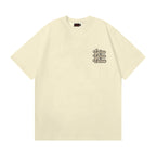 EVISU Short-Sleeve T-Shirt with Triangular God of Fortune Print