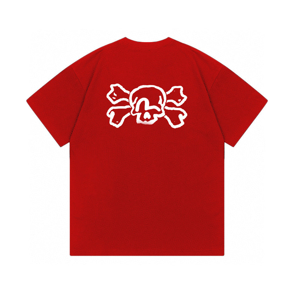 EVISU "Skull Seagull" Series Short-Sleeve T-Shirt