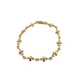 Chrome Hearts 22K Gold and Diamond-Set Cross Bracelet