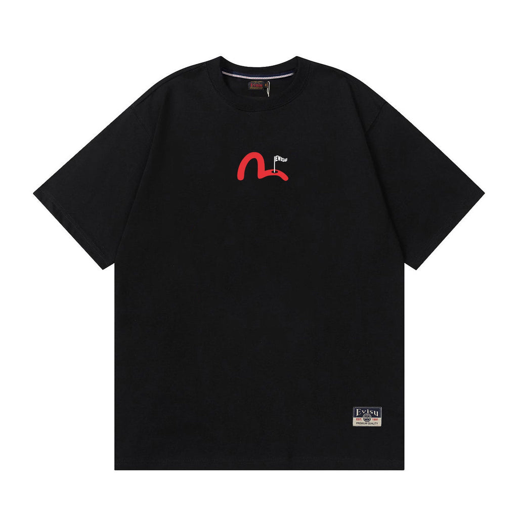 EVISU Golf-Themed Printed Short-Sleeve T-Shirt