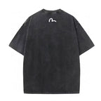 EVISU Vintage Washed & Distressed Short-Sleeve T-Shirt