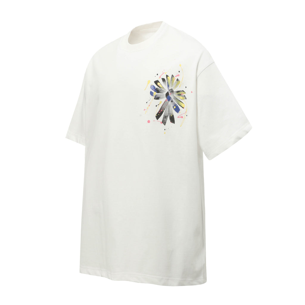 Chrome Hearts 2026 New Hand-Painted Graffiti Cross Short-Sleeve T-Shirt
