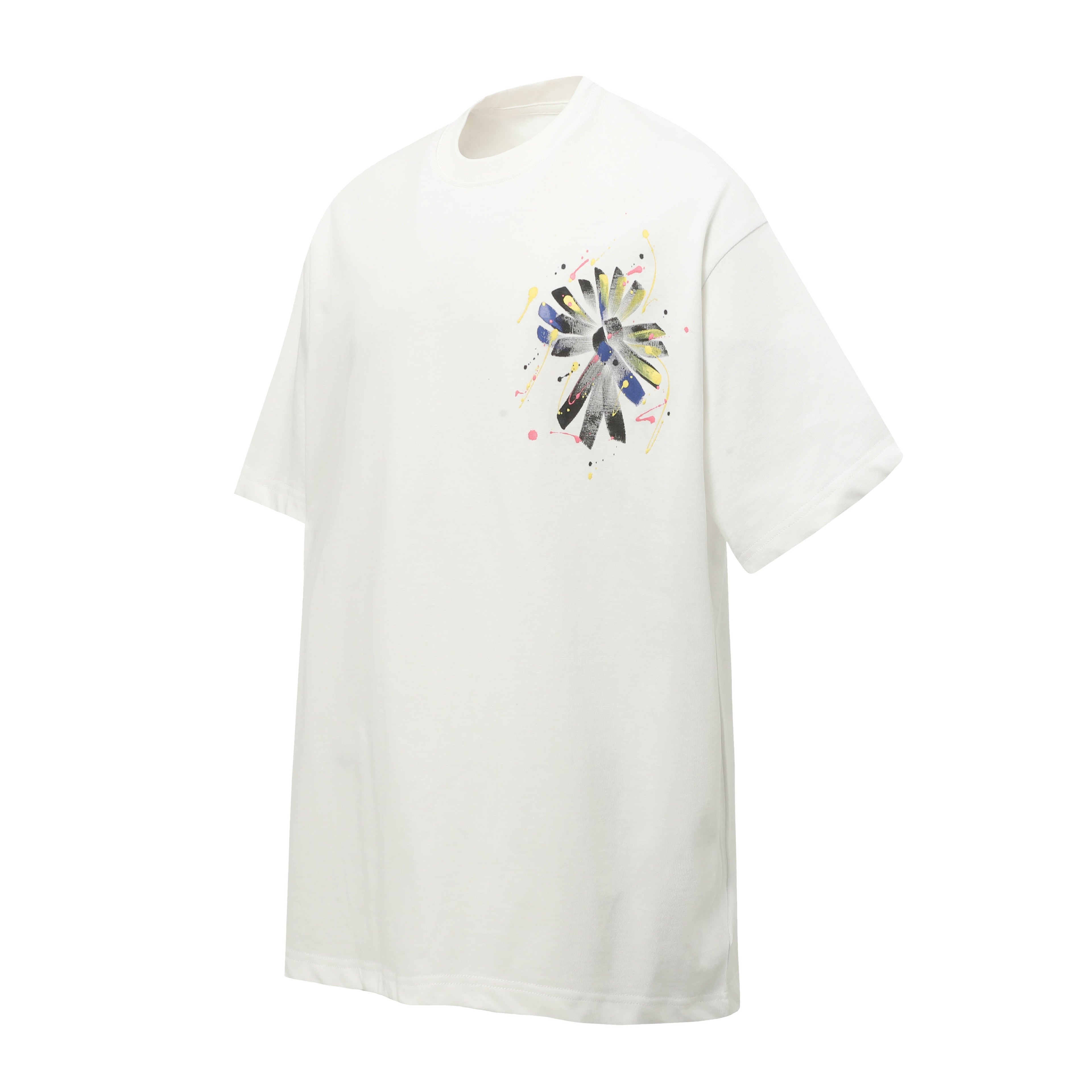 Chrome Hearts 2026 New Hand-Painted Graffiti Cross Short-Sleeve T-Shirt