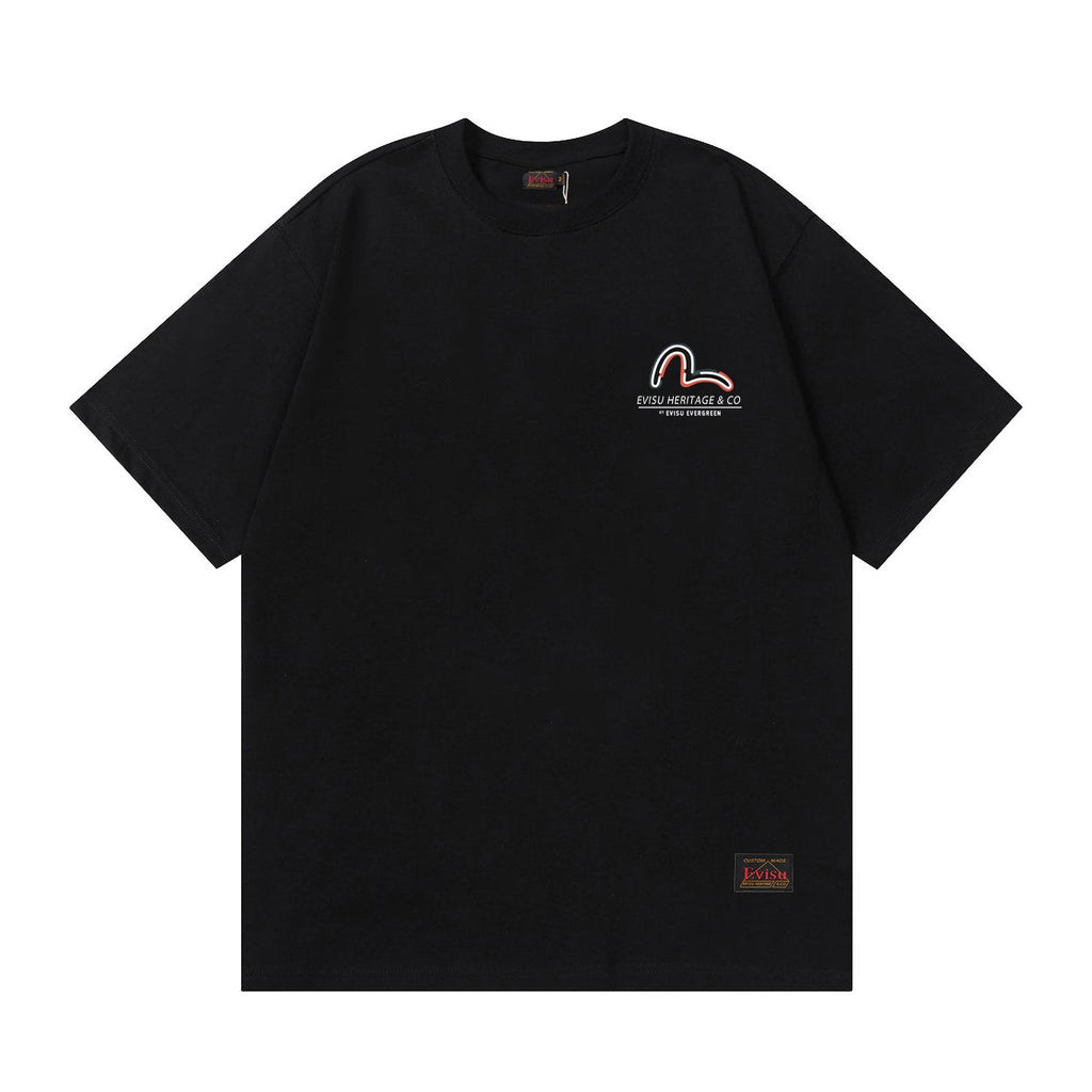 The EVISU Heritage & Co. series classic T-shirt is...
