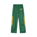 Chrome Hearts Lime Green Mesh Hockey Pants
