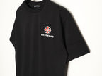 Chrome Hearts 2026 SS Multi-Color Cross Embroidered T-Shirt - Black Unisex Cotton Tee with Gothic Logo