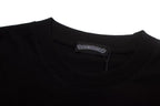 Chrome Hearts Crystal Horseshoe Logo Black Oversized T-Shirt | Rhinestone Streetwear Tee
