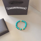 Chrome Hearts Turquoise Beaded Bracelet