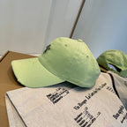Chrome Hearts Light Green Washed & Distressed Baseball Cap