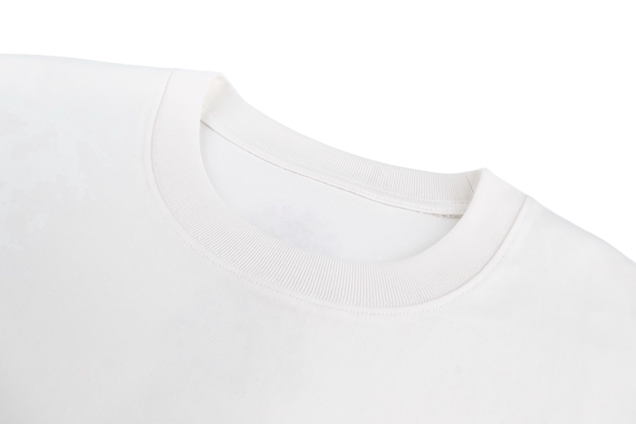 Chrome Hearts Hollywood Triple Cross Pocket T-Shirt - White Tee with Red Logo Print