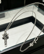 Chrome Hearts Star of David Sword Pendant