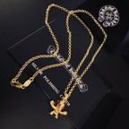 Chrome Hearts Foti Series Harris Skull Pendant Necklace