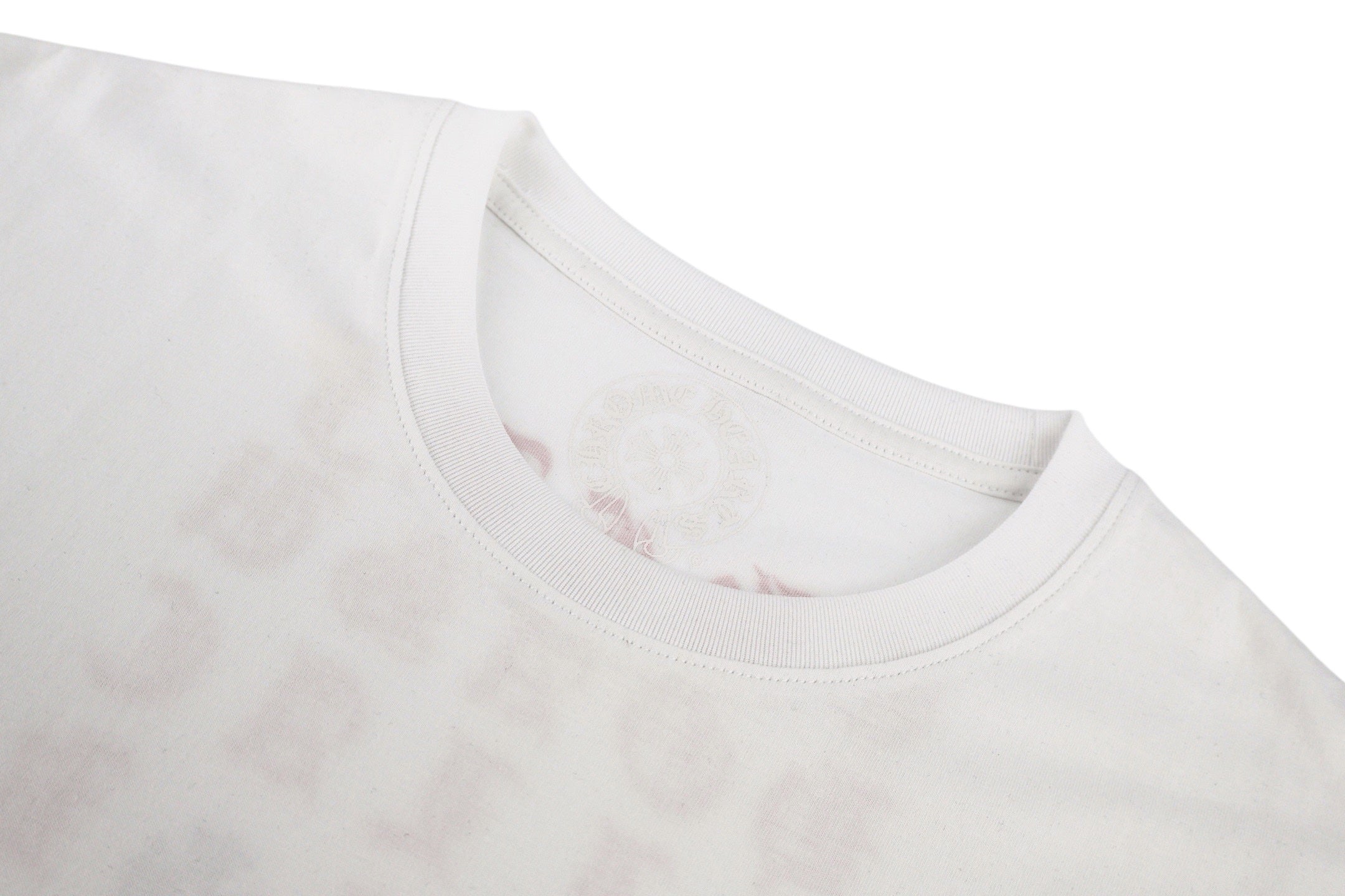 Chrome Hearts California F*ck You Pocket T-Shirt - White Tee with Pink Gothic Print