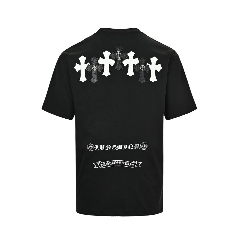 Chrome Hearts "Lunemynn" Triple Cross Graphic T-Shirt