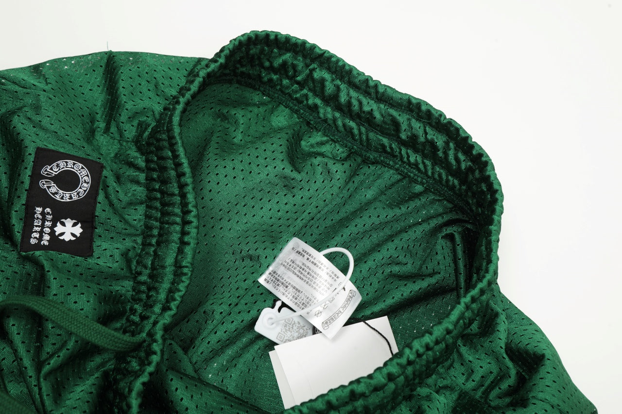 Chrome Hearts Lime Green Mesh Hockey Pants