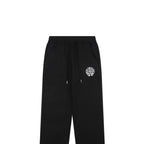 Chrome Hearts "Sanskrit Horseshoe" Embroidered Straight-Leg Sweatpants