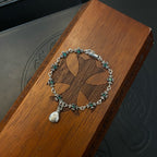 Chrome Hearts Diamond-Set Cross Bracelet