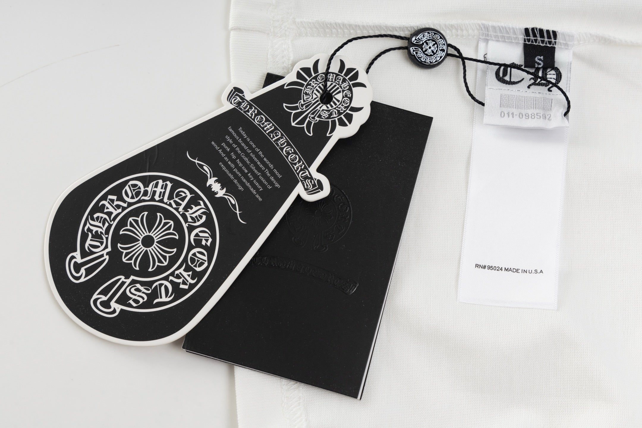 Chrome Hearts White T-Shirt with Green Multi-Cross Graphic