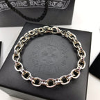 Chrome Hearts 925 Silver Chunky Chain Bracelet