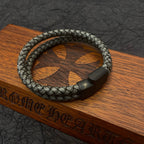 Chrome Hearts Braided Leather Cord Bracelet