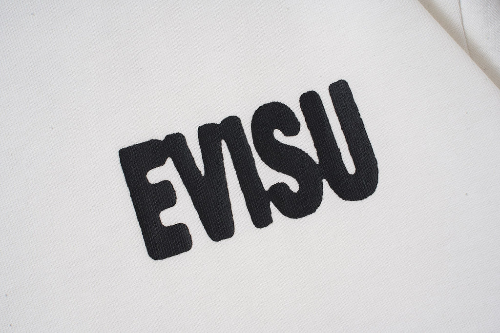 EVISU Daruma "Big M" Print Short-Sleeve T-Shirt