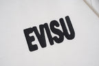 EVISU Daruma "Big M" Print Short-Sleeve T-Shirt