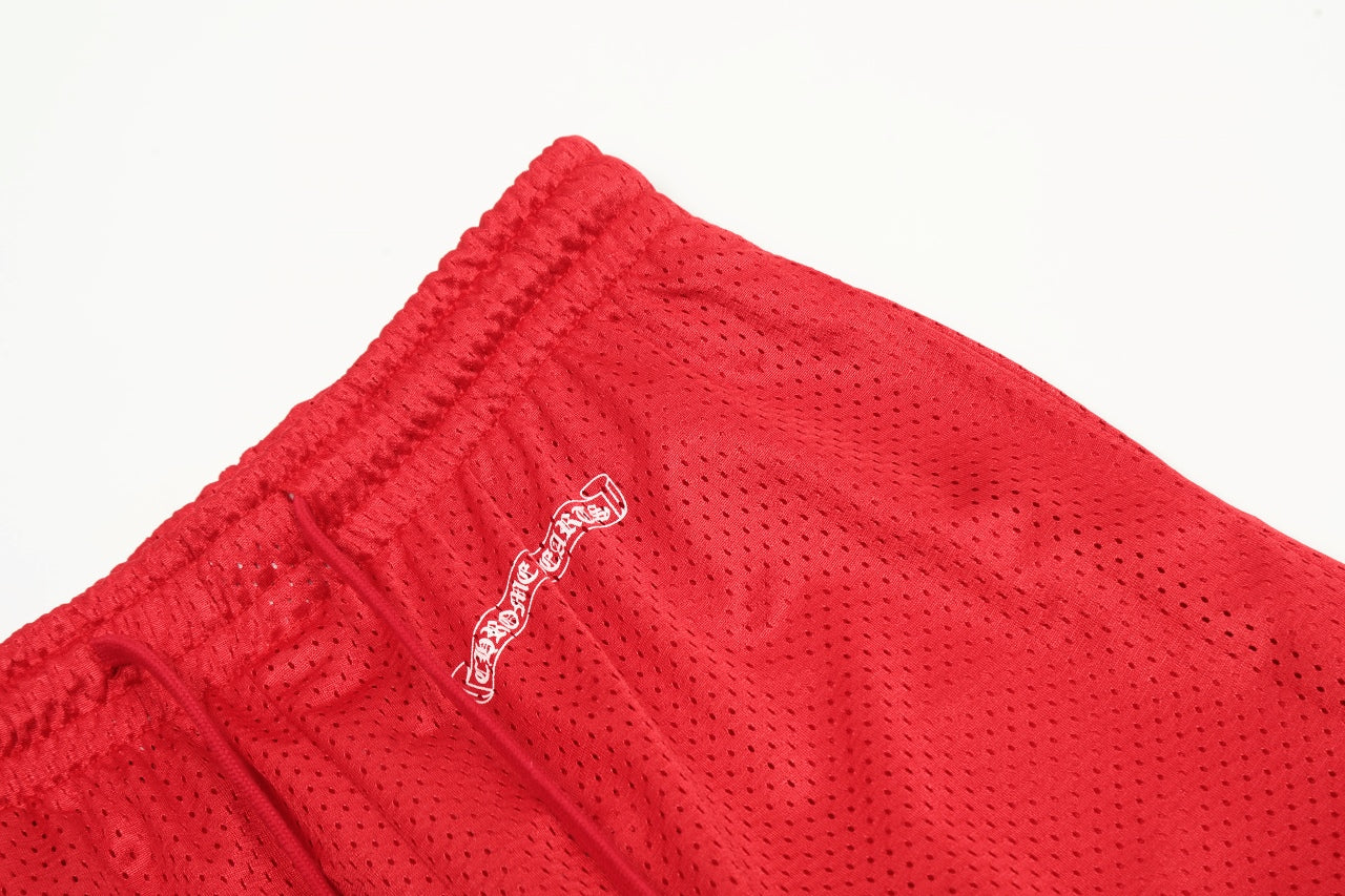 Chrome Hearts Red Mesh Hockey Pants