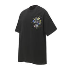 Chrome Hearts 2026 New Hand-Painted Graffiti Cross Short-Sleeve T-Shirt