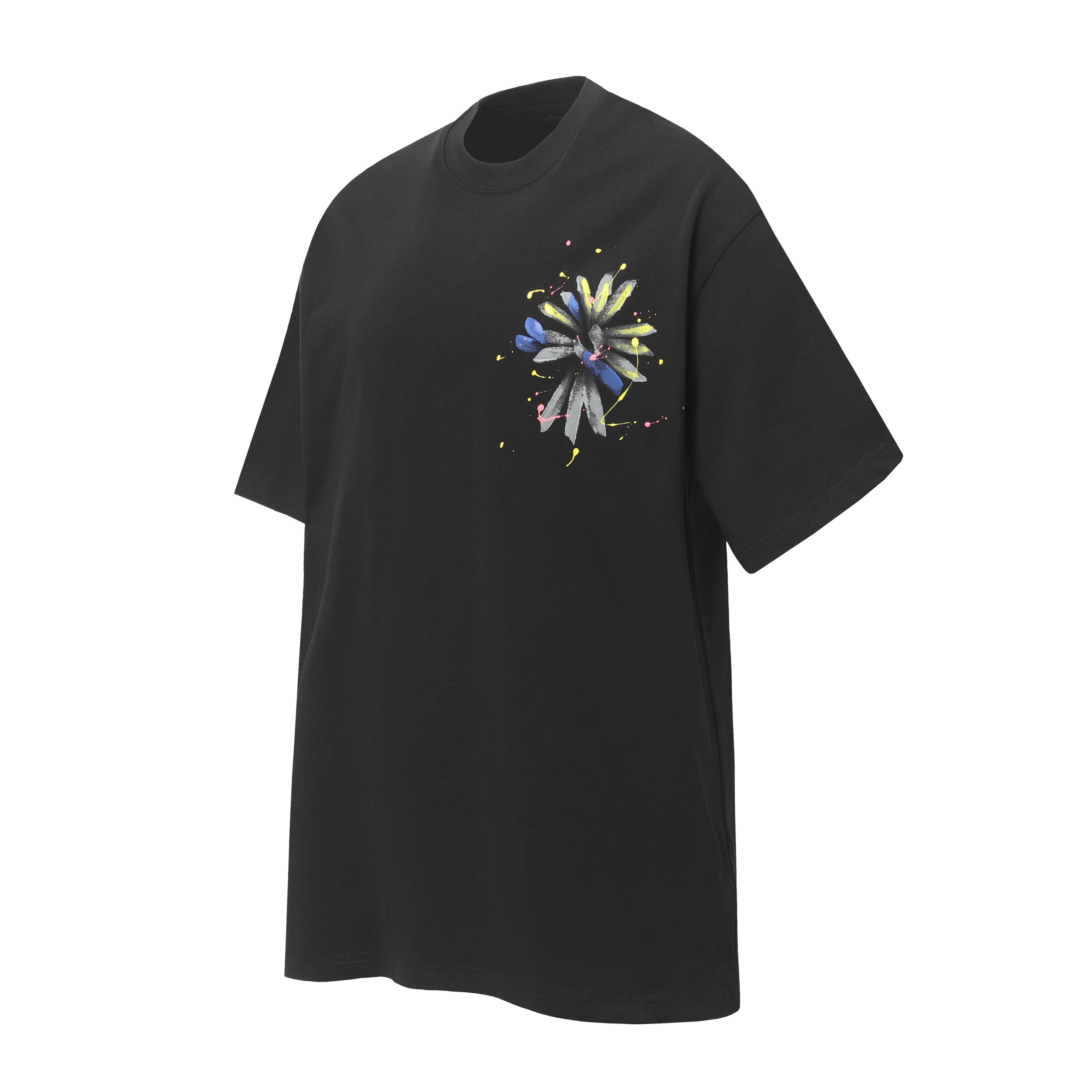 Chrome Hearts 2026 New Hand-Painted Graffiti Cross Short-Sleeve T-Shirt