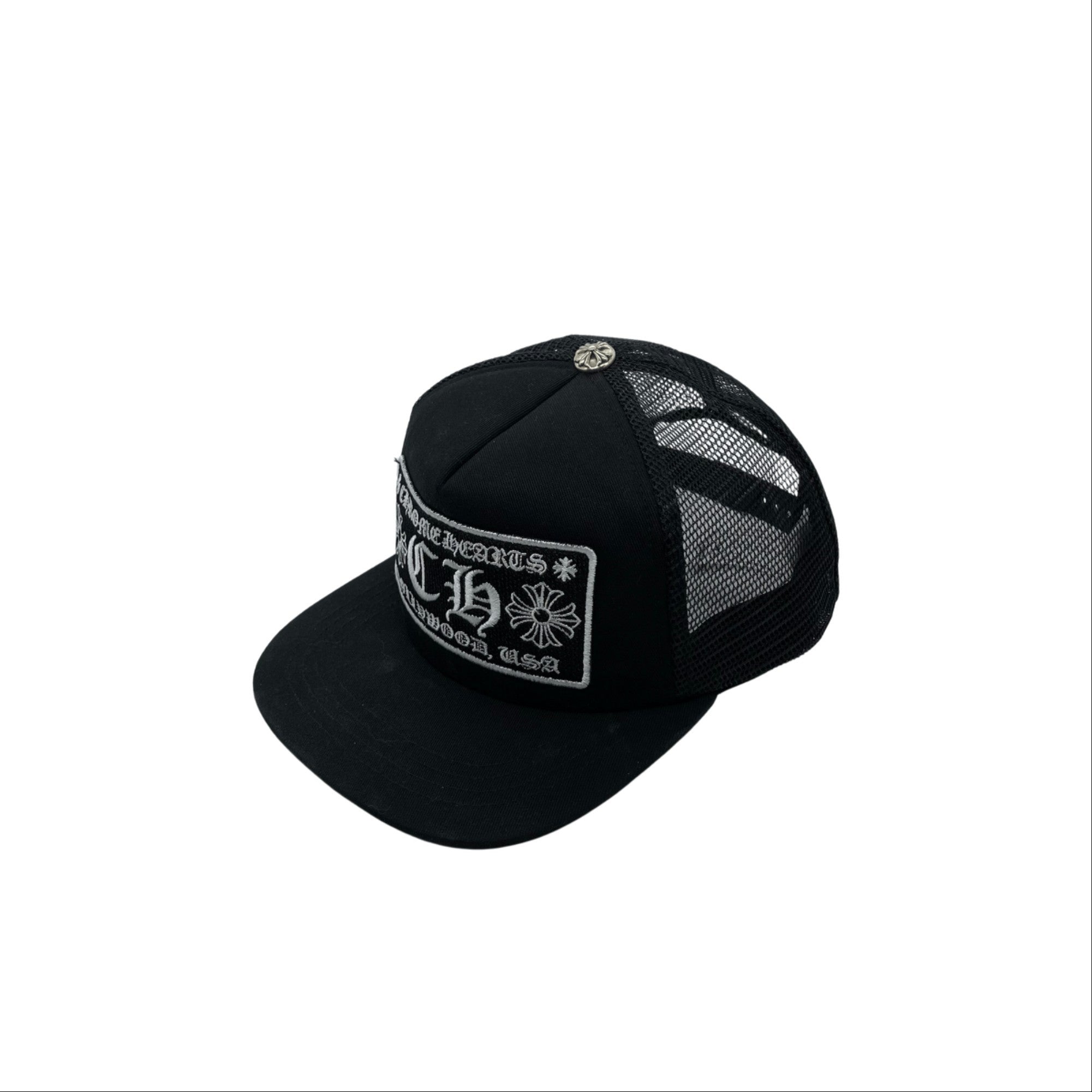 Chrome Hearts Hollywood Series Black Trucker Hat