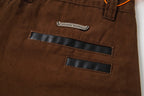 Chrome Hearts "Leopard Print Cross" Leather Appliqué