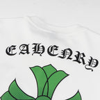 Chrome Hearts White T-Shirt with Green Multi-Cross Graphic