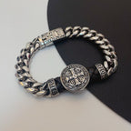 Chrome Hearts St. Benedict Amulet Bracelet