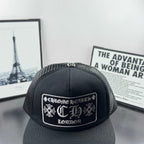 Chrome Hearts Black Mesh Trucker Hat