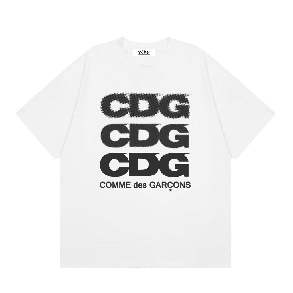 Comme des Garçons PLAY CDG Graphic Logo T-Shirt - Black Cotton Streetwear Tee