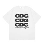 Comme des Garçons PLAY CDG Graphic Logo T-Shirt - Black Cotton Streetwear Tee