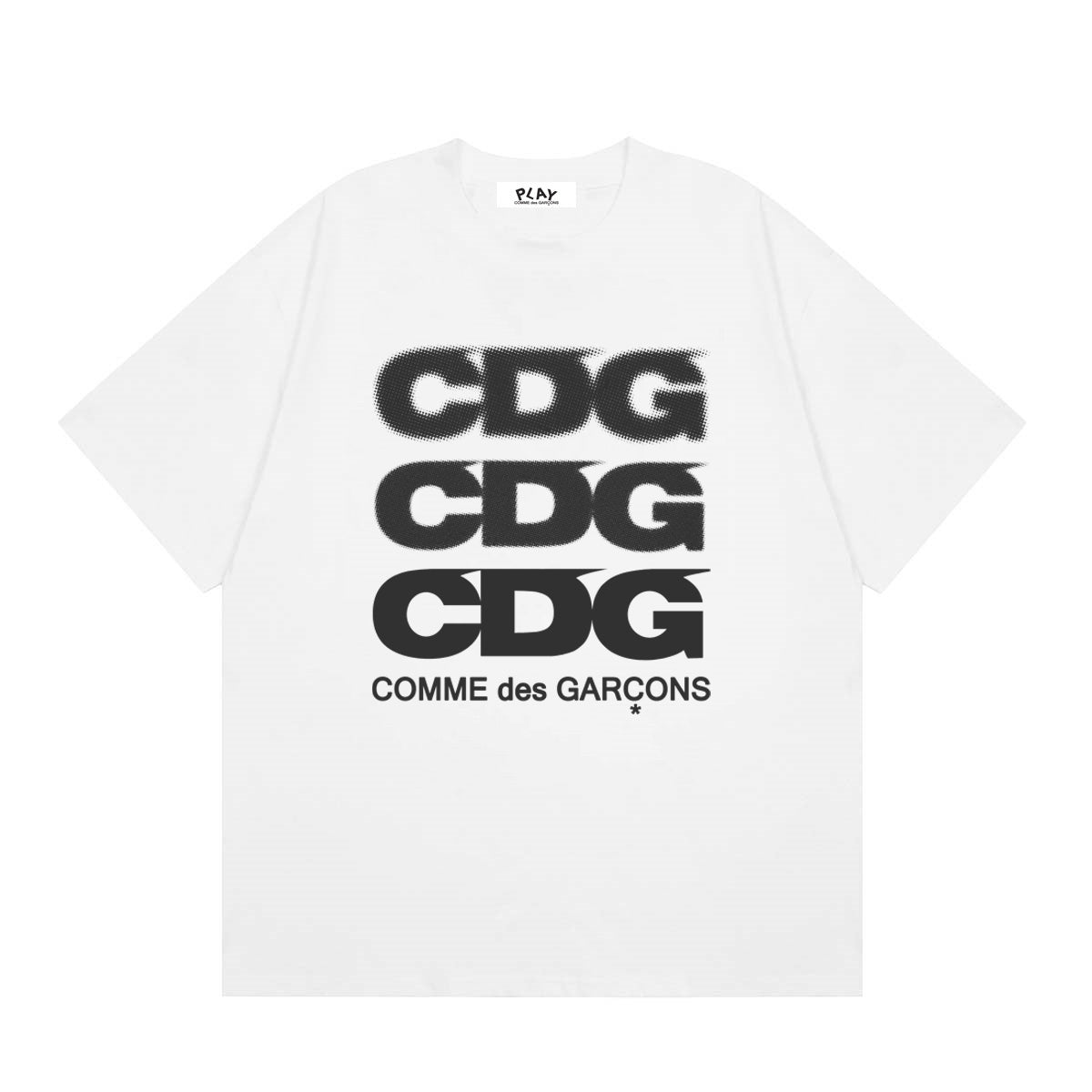 Comme des Garçons PLAY CDG Graphic Logo T-Shirt - Black Cotton Streetwear Tee