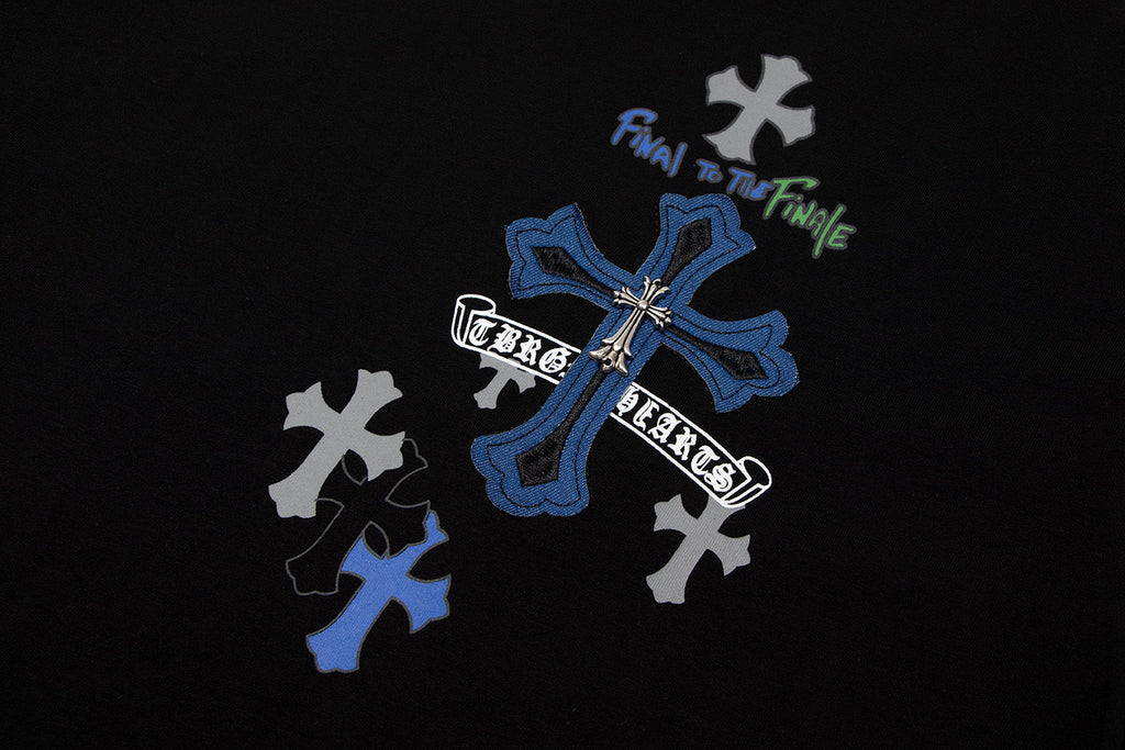 Chrome Hearts "Final To The Finale" Multi-Cross Embroidered T-Shirt