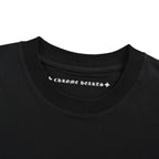 Chrome Hearts 2026 SS Horseshoe Logo Pocket T-Shirt - Black Unisex Cotton Tee with Gothic & Floral Details