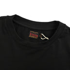 The T-shirt is from EVISU's "Heart-Hand Buddha Head" series.